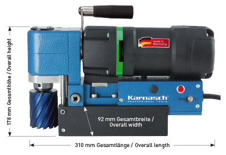 Магнитный сверлильный станок Karnasch KALP45 BLUE-MAG