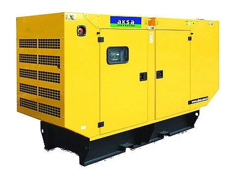 Дизельный генератор Aksa APD-43C в кожухе с АВР